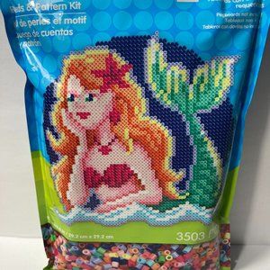 Perler Mermaid Ocean Sea Fuse Bead Kit Pegboard NOT Included Crafts